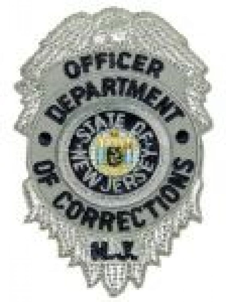NEW JERSEY DEPARTMENT OF CORRECTIONS OFFICER BADGE PATCH - OLD VERSION.